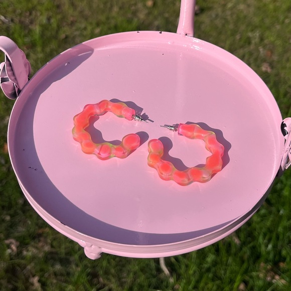 Handmade Y2K Open Hoop Earrings - Picture 7 of 16